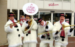 Dit Sneeuwpoppen Dixieland speelt een voor iedereen herkenbaar repertoire in dixie-stijl. Boek nu!