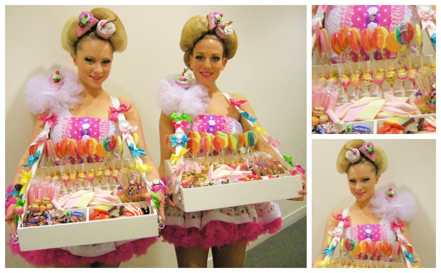 Vrolijke Candy Girls Roze: Zoete verwennerij op uw event. Boek nu voor een onvergetelijke smaakbeleving!
