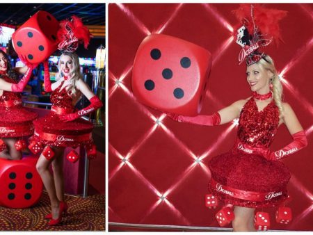 Dobbel Girls Rood Modellen: Uniek dobbelspel met geweldige prijzen! Perfect voor casino avonden en thema-events. Spanning en plezier verzekerd!