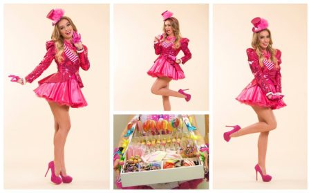 Candy Girls Roze: Betoverend gastvrij of promotie met flair. Voeg een vleugje roze charme toe aan uw evenement!