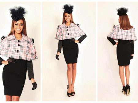 Betoverende Hostesses Black Burberry Cape: Warme ontvangst met stijl en flair voor uw evenement. Ontdek hun veelzijdigheid!