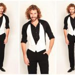 Stijlvolle host met Zwart Overhemd / Wit Gilet voor warm welkom en succes op uw evenement. Oprechte flair en veelzijdige charme voor diverse genres.