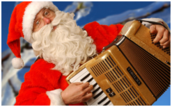 Breng de ultieme kerstsfeer naar uw evenement met de zingende Kerstman en zijn accordeon! Deze unieke kerstact vult de ruimte direct met bekende kerstliedjes en vrolijke, feestelijke melodieën. Of u nu kiest voor een solo-optreden of een muzikaal duo, deze live muziek zorgt voor een onvergetelijke beleving. Boek deze sfeervolle kerstentertainment voor uw kerstmarkt, bedrijfsfeest of winkelcentrum. De interactieve optredens creëren overal een warme ambiance die jong en oud zal betoveren. Reserveer deze muzikale Kerstman nu en verzeker uw gasten van een hartverwarmend kerstfeest vol gezelligheid!