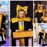 Ervaar magische verrassingen en elegantie met het Lopende Cadeautje Goud. Boek nu voor persoonlijke geschenkjes en stijlvolle flair op uw evenement!