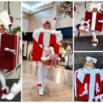 Ontdek de betoverende wereld van het Lopende Cadeautje Rood: elegante assistentes verwelkomen met geschenkjes en charme. Boek nu voor een gulle genoegen!