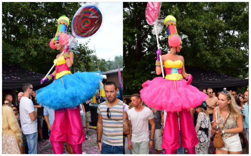 De Candy Girls op Stelten brengen kleur, vrolijkheid en zoet entertainment naar ieder evenement. Perfect voor ontvangst, winkelcentra en festivals. Boek deze feestelijke steltenact voor een onvergetelijke sfeer!
