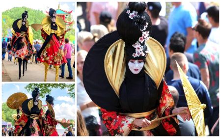 Betoverende Sierlijke Geisha's Steltenlopers: Ontdek de mystiek van het Oosten. Een visuele reis door de Japanse cultuur. Boek nu voor authentieke oosterse pracht!