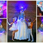 Stralende IJskoningin op Stelten: Betoverend winterse charme voor elk evenement. Boek nu en laat magische verwondering bloeien!