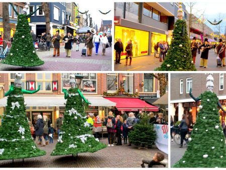 Magische Kerstbomen Steltenlopers: Betovering voor uw evenement! Breng de feestelijke sfeer tot leven met deze betoverende act.