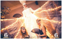 De Witte Winter Feeën Steltenlopers brengen elegante wintermagie naar elk evenement. Perfect voor kerst, bruiloften en winkelcentra. Stijlvol, interactief en betoverend entertainment in sprookjesachtige sfeer.