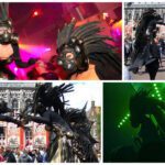 Intrigerende Zwarte Vogels Steltenlopers: Betovering voor Uw Evenement. Ervaar Mysterie en Unieke Aanwezigheid op Stelten!