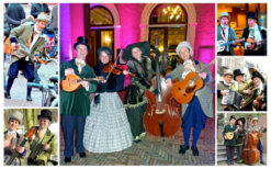 Ervaar betoverend Dickens Trio met 70+ kerstliedjes! Flexibele speeltijden voor elke gelegenheid. Boek nu voor onvergetelijk kerstentertainment!