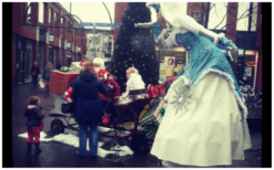 De IJskoningin op Stelten brengt winterse magie, fonkelende LED-verlichting en sprookjesachtige elegantie naar elk kerst- en winterevent. Perfect voor festivals, winkelcentra en ontvangstentertainment.