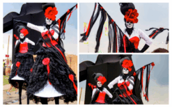 Halloween Steltenlopers brengen spanning, mysterie en griezelige sfeer naar elk evenement. Perfect voor festivals, winkelcentra en ontvangst. Een opvallende Halloween-act vol magie en horrorbeleving.