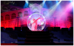 Ervaar de magie van Bubble Contortion Acrobatiek: betoverende schoonheid en kracht in deze unieke grondacrobatiekshow!