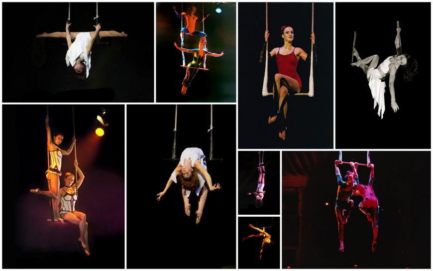 Beleef magische luchtacrobatiek met de Trapeze Act: betoverende bewegingen en samenwerking in een visueel spektakel!