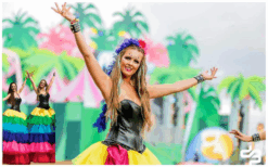 Kleurrijke Regenboog Steltenlopers brengen een explosie van kleur, energie en vrolijkheid naar elk evenement. Perfect voor festivals, ontvangst, winkelcentra en kinderentertainment. Een levendig visueel spektakel.