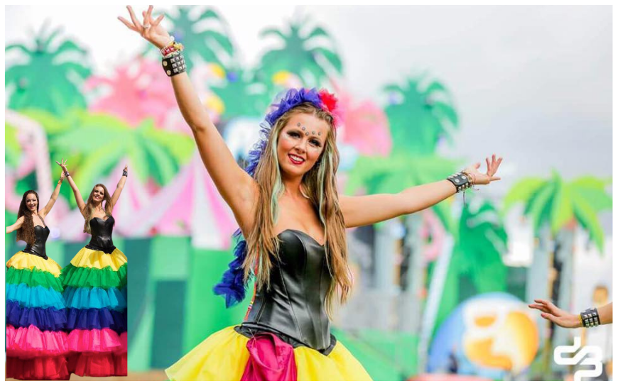 Kleurrijke Regenboog Steltenlopers brengen een explosie van kleur, energie en vrolijkheid naar elk evenement. Perfect voor festivals, ontvangst, winkelcentra en kinderentertainment. Een levendig visueel spektakel.