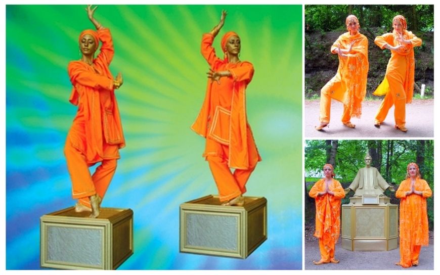 Het Boeddha Levend Standbeeld brengt rust en aandacht naar elk evenement. Met kalme blikken en langzame bewegingen creëert deze act een serene sfeer. Ideaal als ontvangstentertainment of voor Aziatische en gouden thema’s. Een stijlvolle act met ruimte voor verdieping. Uit te breiden met decor en levendige discipelen voor extra dynamiek. Perfect voor festivals, beurzen en evenementen waar beleving en uitstraling samenkomen.