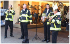 Boek het Brandweer Dixieland Looporkest voor een onvergetelijk evenement. Breed repertoire, flexibele bezetting. Swingend of ontspannen, het perfecte geluid voor uw feest!