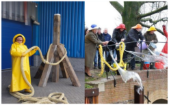 Ervaar de magie van de Grote Regenjassen Animatie Act - kleurrijk, nautisch entertainment voor elk evenement! Boek nu voor betovering op zee!