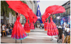 Laat je publiek de passie van Spanje voelen met de Spaanse Dans op Stelten en creëer een onvergetelijke ervaring vol kleur en dans!