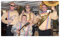 Boek het Bodybuilders Dixieland Looporkest voor een onvergetelijk evenement. Breed repertoire, flexibele bezetting. Swingend of ontspannen, het perfecte geluid voor uw feest!