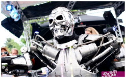 LED Robot Sensatie: Meesterlijke bewegingen, adembenemende verlichting en confetti-magie voor een onvergetelijk evenement!