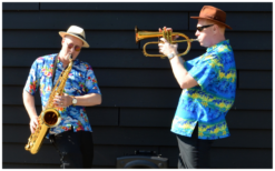 Boek het Tropisch Hawaï Dixieland Duo voor een onvergetelijk evenement. Breed repertoire, flexibele bezetting. Swingend of ontspannen, het perfecte geluid voor uw feest!