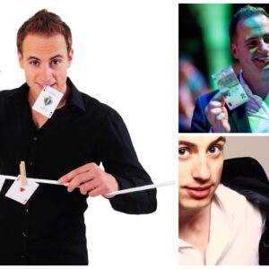 Table Magic Goochelaar boeken voor borrels, bedrijfsfeesten, diners of beurzen? Interactieve magie van dichtbij die gasten verrast, sfeer brengt en perfect past bij elk evenement.