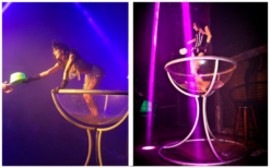 Betover uw gasten met de sensuele Champagne Glas Burlesque Act! Dans, glamour, en champagne voor een onvergetelijke burlesque avond. 🍾