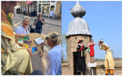 Betover uw evenement met de Nachtwacht Steltenlopers - levende kunst op stelten, geïnspireerd door Rembrandt. Boek vandaag voor een unieke Gouden Eeuw ervaring!