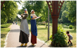 Vermeer Steltenlopers: Kunstzinnig, betoverend entertainment geïnspireerd door de Hollandse meesters. Boek nu voor onvergetelijke ervaringen op hoog niveau!