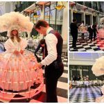 Betover uw gasten met de Champagne Diva Wit met Rode Led! Stijlvolle catering op wielen met een unieke ‘rok’, nu met LED-verlichting voor extra flair. Perfect voor diverse gelegenheden.