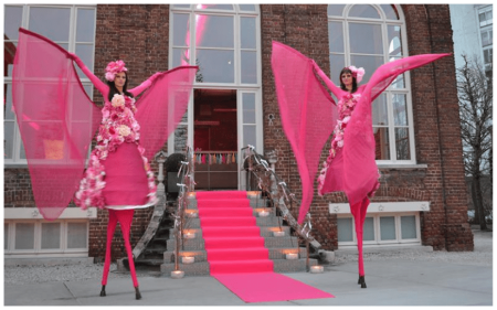 Roze Bloemen Steltenlopers - Afbeelding 6