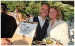 Verras uw gasten met snel getekende karikaturen op uw evenement. Lachend entertainment voor feesten, beurzen en meer. Ontdek deze Trefzekere Karikatuur Tekenaar nu!