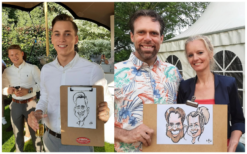 Verras uw gasten met snel getekende karikaturen op uw evenement. Lachend entertainment voor feesten, beurzen en meer. Ontdek deze Trefzekere Karikatuur Tekenaar nu!
