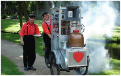 Betover uw gasten met de Hartjes Machine: verse snoephartjes vol liefde. Perfect voor thema-evenementen en speciale gelegenheden. Neem contact op voor beschikbaarheid!