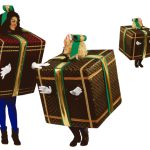 Unieke lopende cadeautjes 🎁 Trekken aandacht en delen traktaties of promotiemateriaal uit op uw evenement of winkelpromotie!