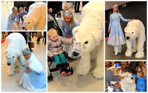 ❄️🐾 Witte IJsbeer: Magische interactie & knuffelmomenten! Een levensechte ijsbeer wandelt rond, poseert voor foto’s en brengt betovering op elk winterevenement! 📸✨