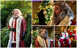 Luxe Filmkerstman met Kerstelf in exclusief kerstkostuum voor kerstentertainment en Meet & Greet.