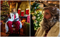 Luxe Filmkerstman met Kerstelf in exclusief kerstkostuum voor kerstentertainment en Meet & Greet.